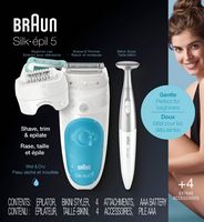 Braun - Silk-épil 5 Epilator - White/Blue - Angle