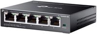 TP-Link - 5-Port 2.5G Multi-Gigabit Desktop Switch - Black - Angle