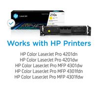 HP - 210A Standard Capacity Toner Cartridge - Yellow - Angle