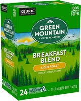 Green Mountain Coffee - Roasters Breakfast Blend Keurig Single Serve K-Cup Pods, 24 Count - Angle