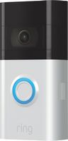 Ring - Video Doorbell 3 - Satin Nickel - Angle