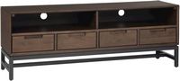 Simpli Home - Banting Modern Industrial TV Media Stand for Most TVs up to 65