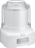 Cuisinart - 1.5-Quart Ice Cream and Sorbet Maker - White - Angle