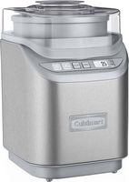 Cuisinart - Cool Creations 2-Quart Ice Cream Maker - Brushed Chrome - Angle