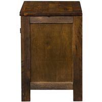 Finch - Stratford Farmhouse Wood 2-Drawer Night Stand - Classic Brown - Angle