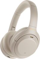 Sony - WH1000XM4 Wireless Noise-Cancelling Over-the-Ear Headphones - Silver - Angle