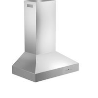 ZLINE - 42 inches - Externally Vented - Wall Range Hood - Stainless Steel - Angle