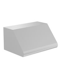 ZLINE - 36 inches - Externally Vented & Convertible - Under cabinet Range Hood - Brushed Stainles... - Angle