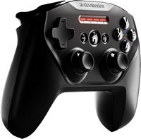 SteelSeries - Nimbus+ Wireless Gaming Controller for Apple iOS, iPadOS, tvOS Devices - Black - Angle