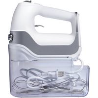 Hamilton Beach - Professional 5-Speed Hand Mixer - White - Angle