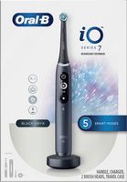 Oral-B - iO Series 7 Connected Rechargeable Electric Toothbrush - Onyx Black - Angle