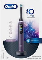 Oral-B - iO Series 8 Connected Rechargeable Electric Toothbrush - Violet Ametrine - Angle