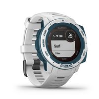 Garmin - Instinct Solar Surf GPS Smartwatch 45mm Fiber-Reinforced Polymer - Cloudbreak - Angle