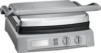 Cuisinart - Griddler Deluxe Electric Griddle - Stainless Steel - Angle