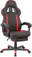 Arozzi - Mugello Special Edition Gaming Chair with Footrest - Red - Angle