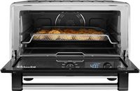 KitchenAid - Digital Countertop Oven with Air Fry - KCO124 - Black Matte - Angle