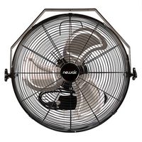 NewAir - 3000 CFM 18” High Velocity Wall Mounted Fan with Sealed Motor Housing and Ball Bearing M... - Angle