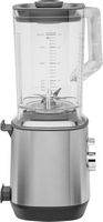 GE - 5-Speed 64-Oz. Blender with Blender Cups - Stainless Steel - Angle