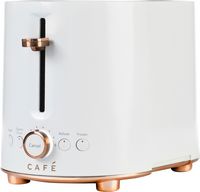 Café - Specialty 2-Slice Toaster - Matte White - Angle