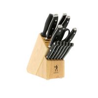 Henckels - Forged Premio 14-pc Knife Block Set - Brown - Angle