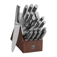 Henckels - Graphite 20-pc Self-Sharpening Block Set - Brown - Angle