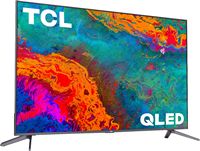 TCL - 55” Class 5 Series QLED 4K UHD Smart Roku TV - Angle