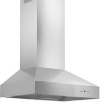 ZLINE - 30 inches - Wall Range Hood - Silver - Angle