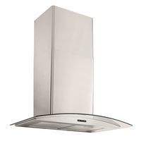 Broan - Elite EW46 Series Chimney Range Hood - Stainless Steel - Angle