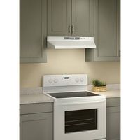 Broan - 24 inches - Under cabinet Range Hood - White - Angle