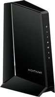 NETGEAR - Nighthawk 32 x 8 DOCSIS 3.1 Voice Cable Modem - Black - Angle