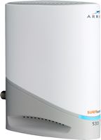 ARRIS - SURFboard S33 32 x 8 DOCSIS 3.1 Multi-Gig Cable Modem with 2.5 Gbps Ethernet Port - White - Angle