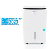 Honeywell - 30 Pint Energy Star Dehumidifier for Small Basements & Crawl Spaces with Mirage Displ... - Angle