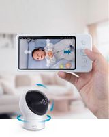 eufy Security - Spaceview Baby Monitor Cam Bundle - White - Angle