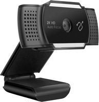 Aluratek - Live Ultra 2K HD 2560 x 1600 Webcam with Auto Focus and Dual Stereo Noise Cancelling M... - Angle