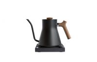 Fellow - Stagg EKG Electric Pour-Over Kettle - Matte Black + Walnut - Angle