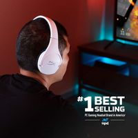 HyperX - Cloud Stinger Core Wireless Gaming Headset for PC, PS5, and PS4 - White - Angle