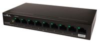 Luxul 8 Port Gb PoE+ Switch W/Uplink 92W - Angle