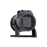 NewAir - 160 Sq. Ft. Portable Ceramic Electric Heater with Adjustable Tilt Head - Gray - Angle