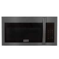 ZLINE - Over the Range Convection Microwave Oven with Modern Handle and Sensor Cooking - Black St... - Angle