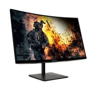 Acer - AOPEN 27HC5R Zbmiipx 27” Curved Full HD VA Gaming Monitor, 240Hz, Adaptive-Sync (Display P... - Angle