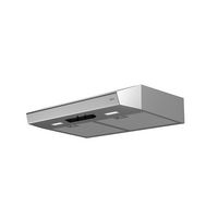 Zephyr - Breeze 30 in. 250 CFM Under Cabinet Range Hood with LED Light - Stainless Steel - Angle