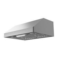 Zephyr - 36 inches - Convertible - Under cabinet Range Hood - Stainless Steel - Angle