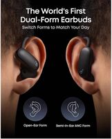 Anker - Soundcore AeroFit 2 Pro Dual-Form Wireless Bluetooth Earbuds with Open-Ear and Active Noi... - Angle