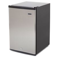 Whynter - 3.0 cu. ft. Energy Star Upright Freezer with Lock - Stainless Steel - Silver - Angle
