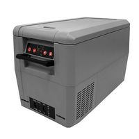 Whynter - 34 Quart Compact Portable Freezer Refrigerator with 12v DC Option - Gray - Angle
