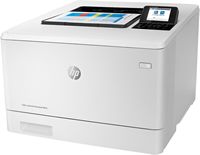 HP - LaserJet Enterprise M455dn Color Laser Printer - White - Angle
