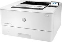 HP - LaserJet Enterprise M406dn Black-and-White Laser Printer - White - Angle