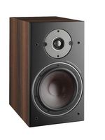 DALI OBERON 3 Bookshelf Speakers - Pair - Dark Walnut - Angle