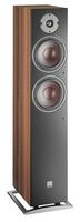 DALI - Oberon 7 Floorstanding Speaker (Each) - Dark Walnut - Angle