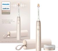 Philips Sonicare - 9900 Prestige Rechargeable Electric Toothbrush with SenseIQ - Champagne - Angle